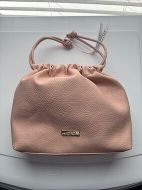 Mali +Lili Blush Pink Drawstring Bucket cosmetic bag